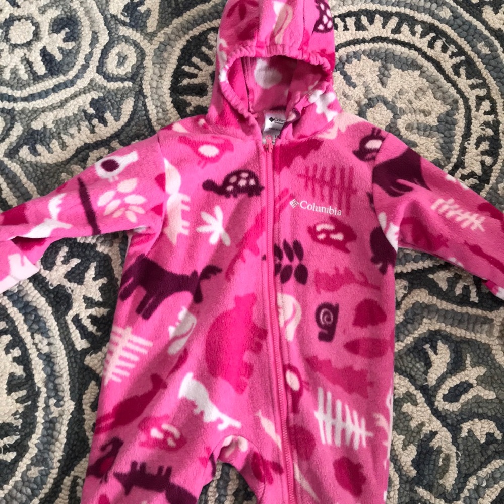 Baby fleece bunting- Columbia